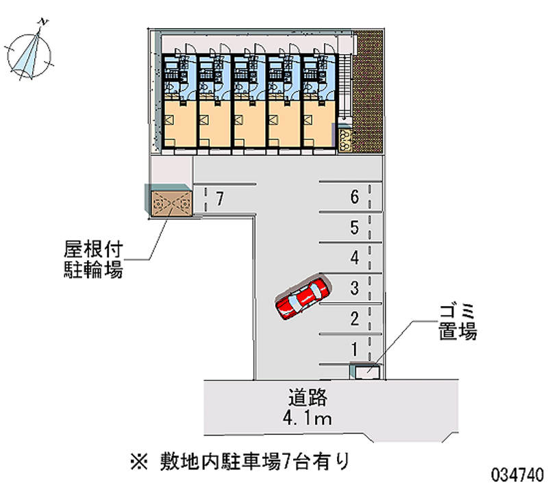 レオパレスＫＵＭＩ 区画図