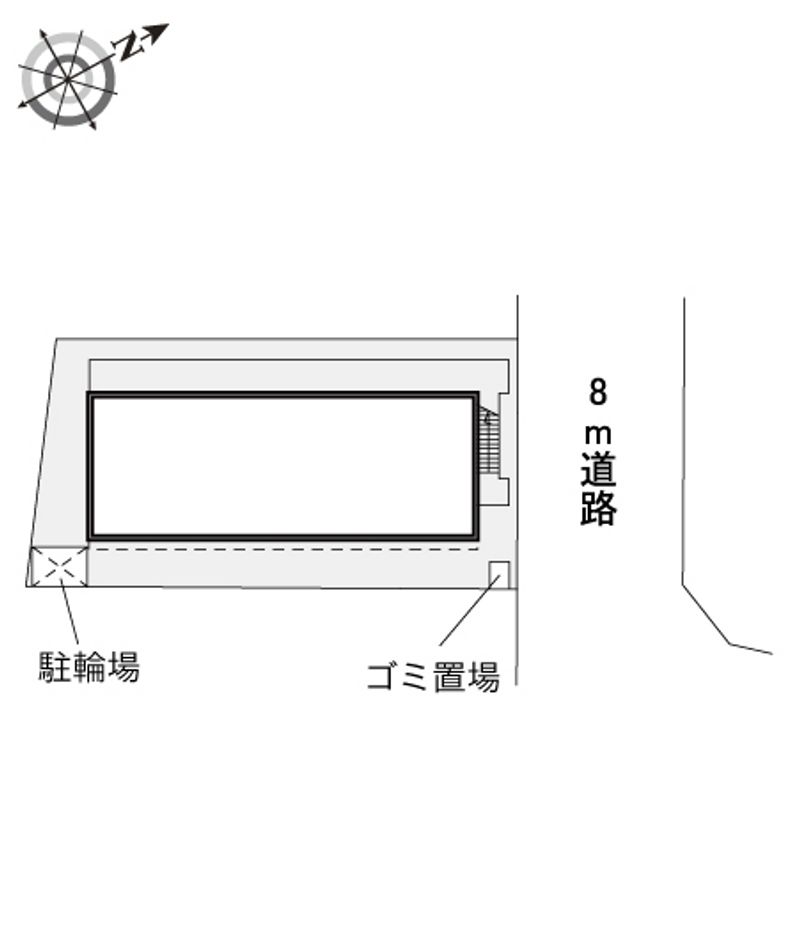 レオパレスタケナカ 配置図