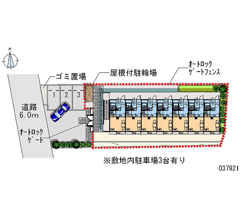 レオパレスル　ソレイユ 月極駐車場