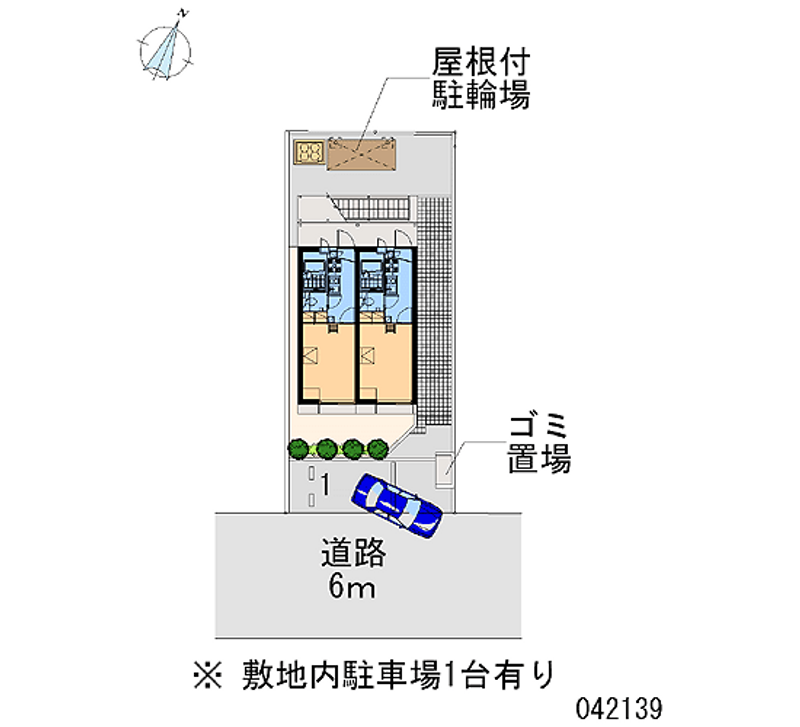レオパレスヤマダⅡ 区画図