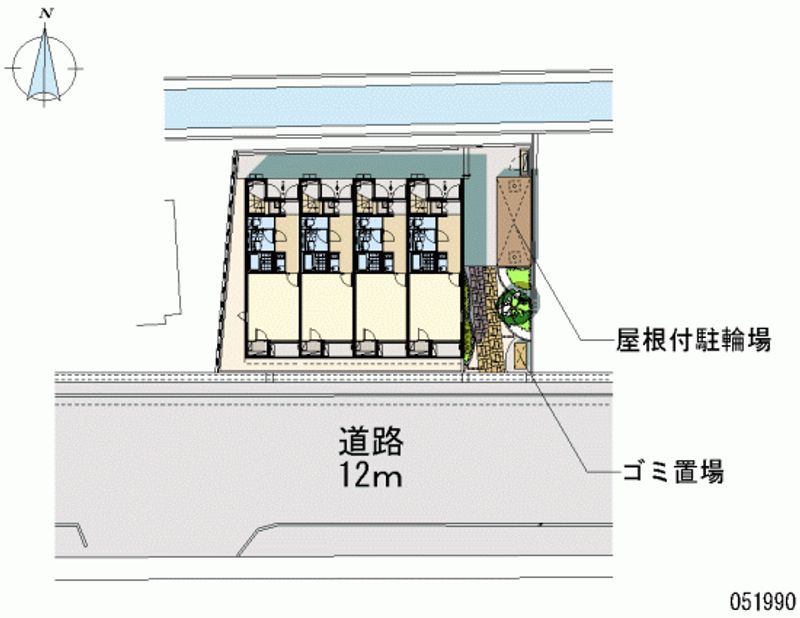 レオネクストハナミズキ津島中 区画図
