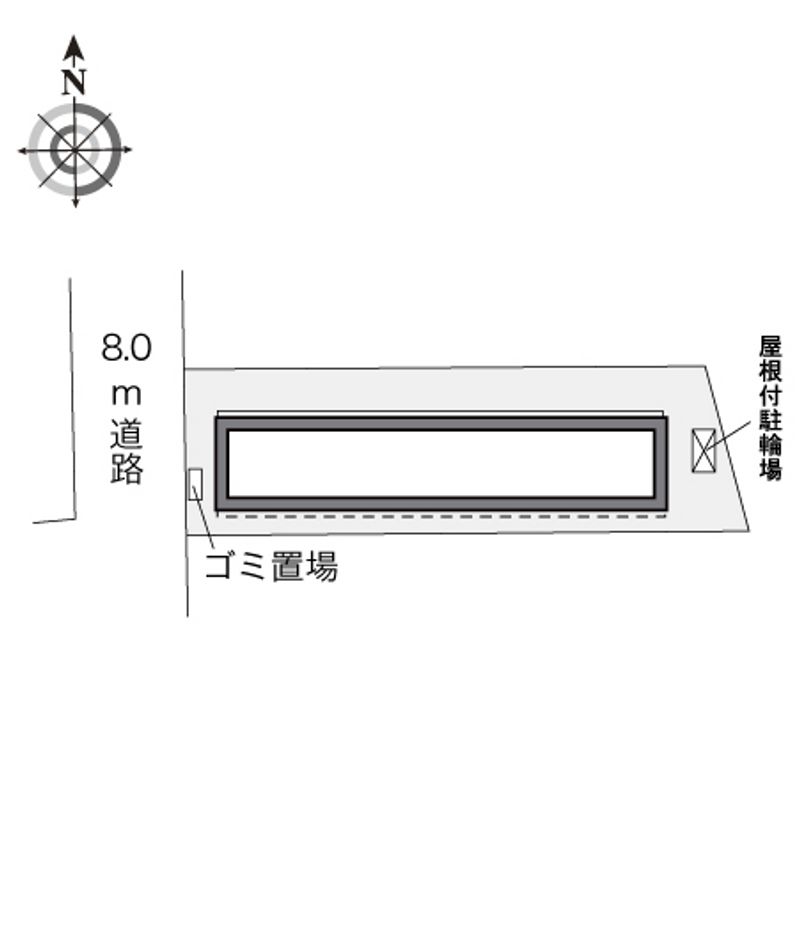 レオパレスプレアマール 配置図