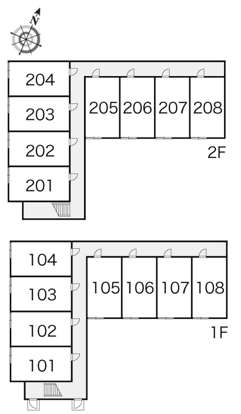 レオパレスアマーレ　サッポロ 間取り配置図