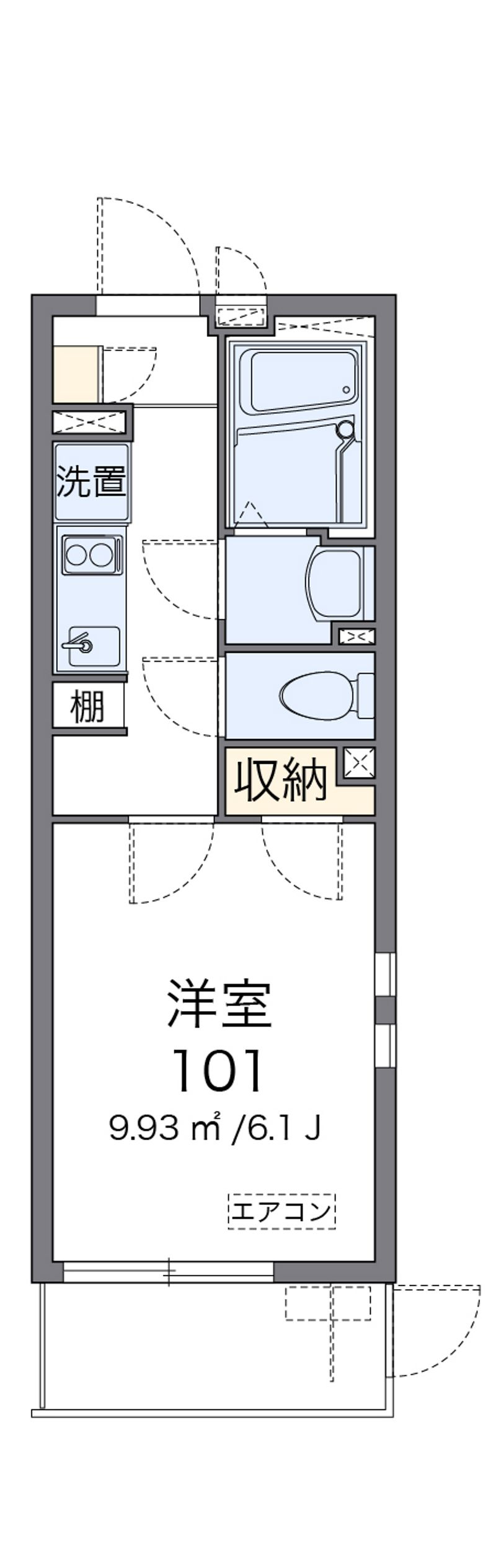 クレイノ樽崎Ⅱ 間取図