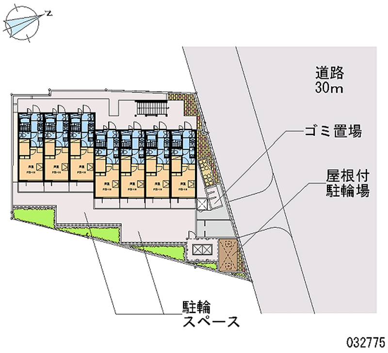 レオパレス東淡路 区画図