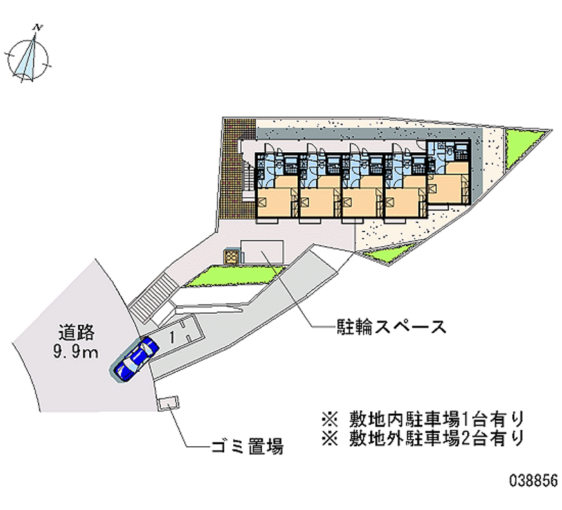 レオパレス房丸 月極駐車場