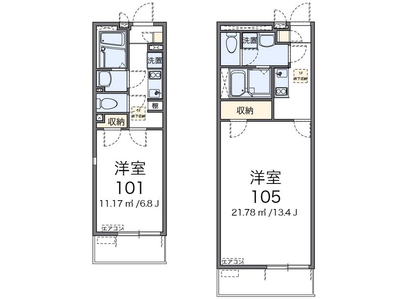 レオネクストさくらブリアン 間取図