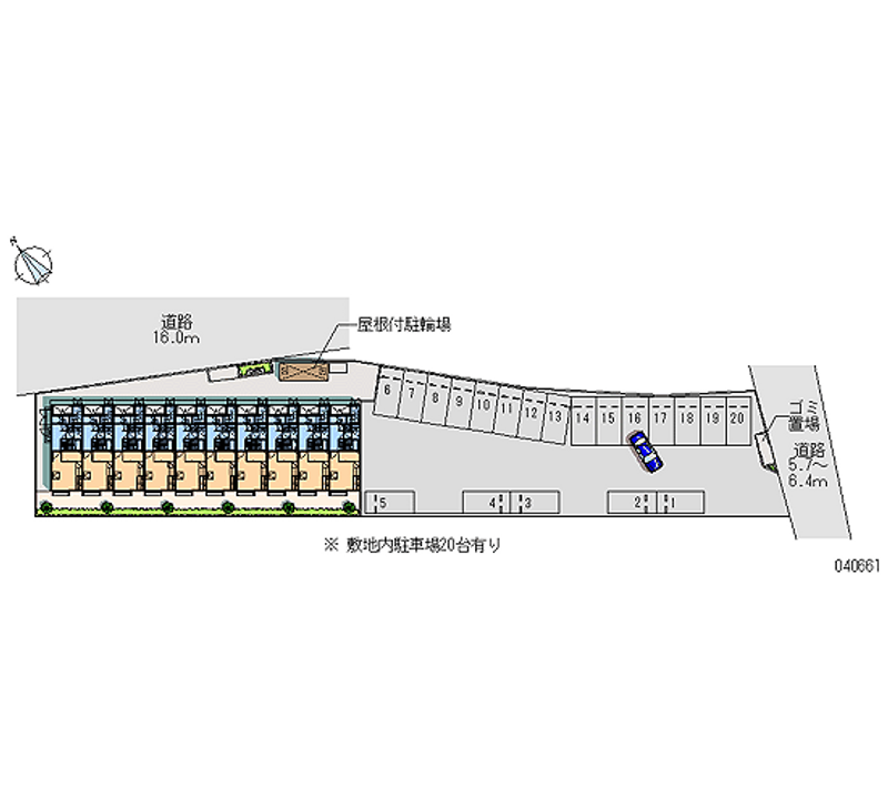 40661 bãi đậu xe hàng tháng