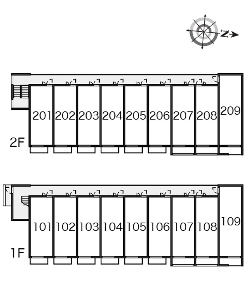 ミランダルーチェⅢ 間取配置図