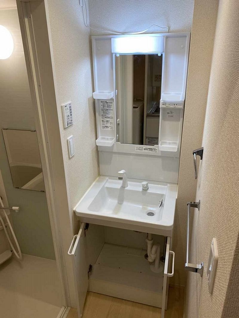 クレイノさんふらわー入谷 洗面台