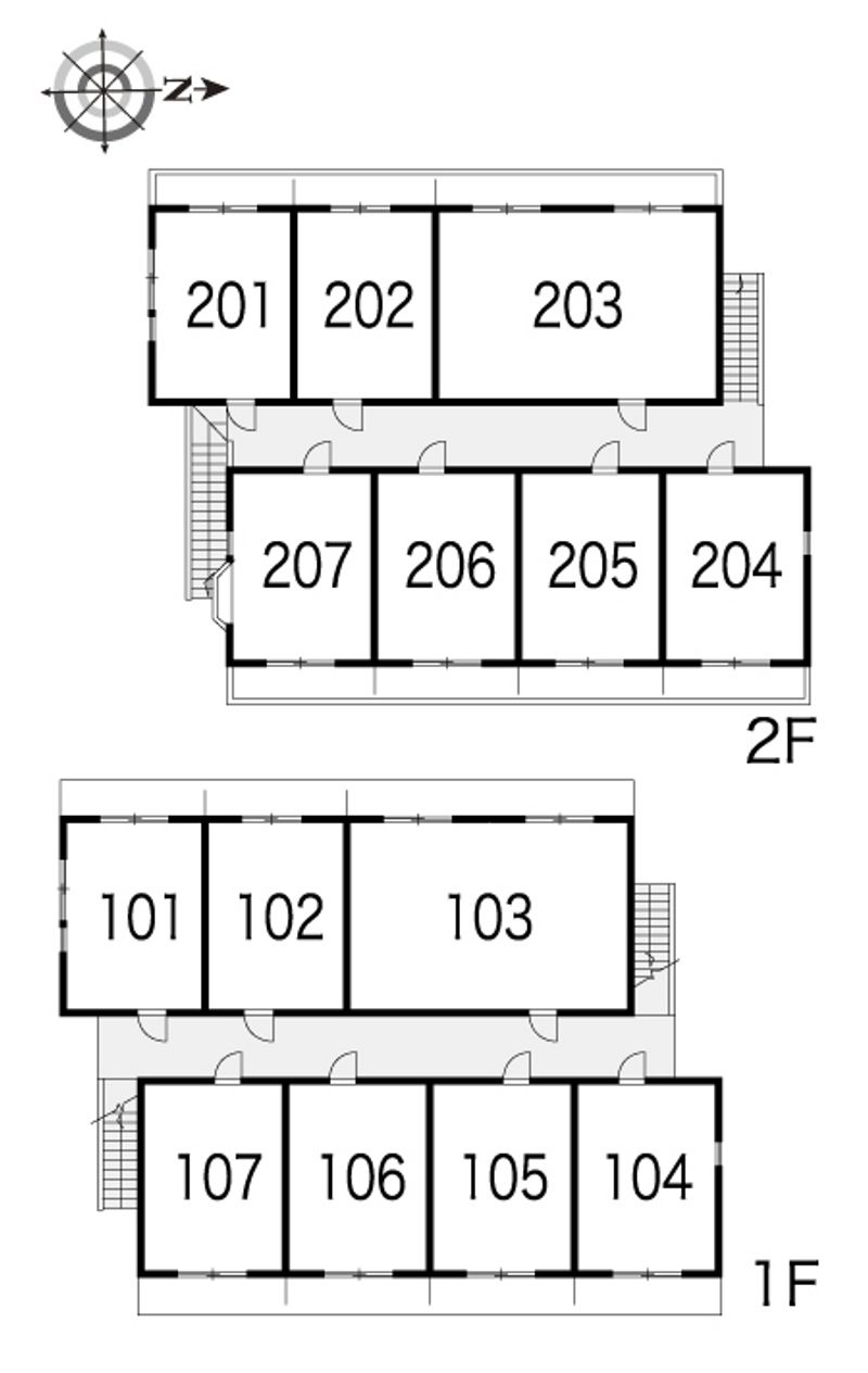 レオパレス西川口第２６ 間取り配置図