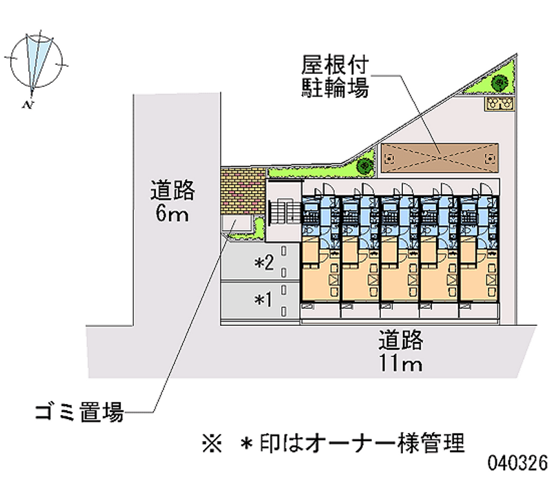 レオパレスリンデンバウム 区画図
