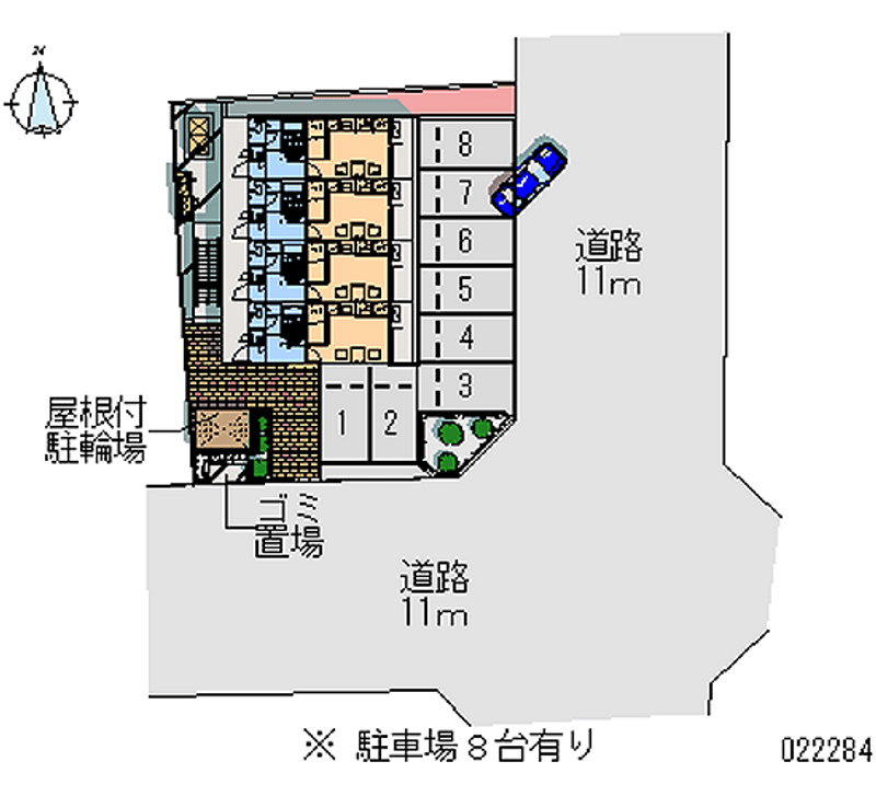 22284月租停车场