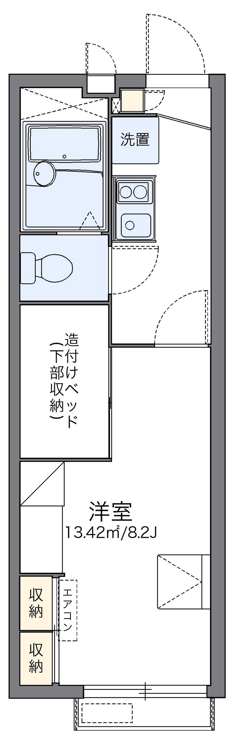 レオパレスＳＡＫＵＲＡＮＯ 間取図