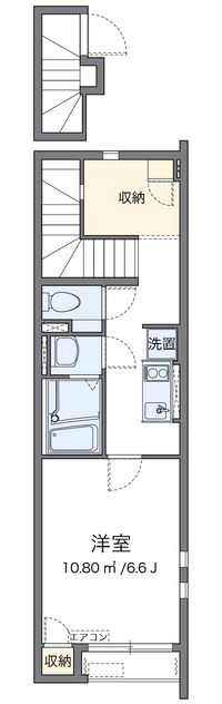 クレイノシャンドフルール 間取り図