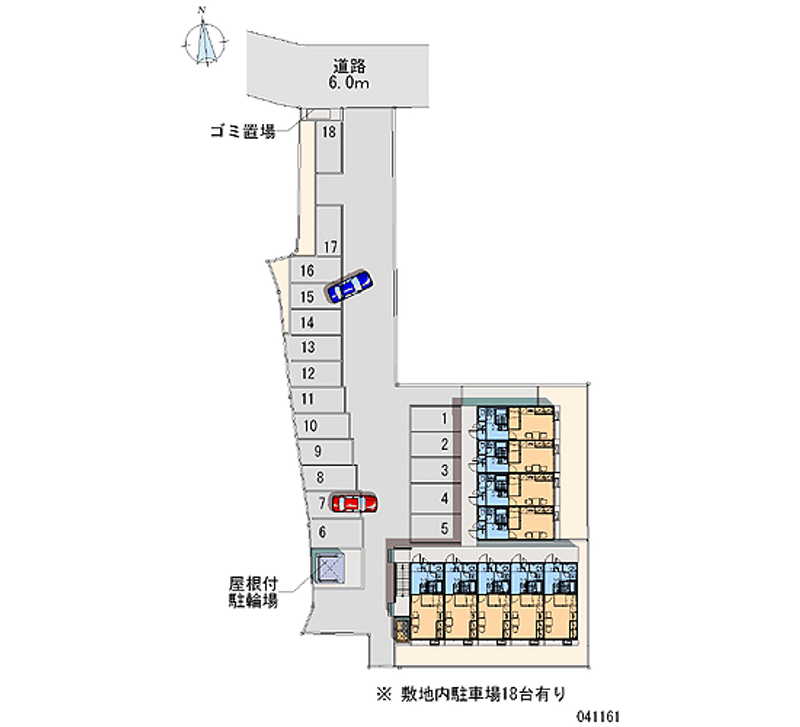 41161 Monthly parking lot