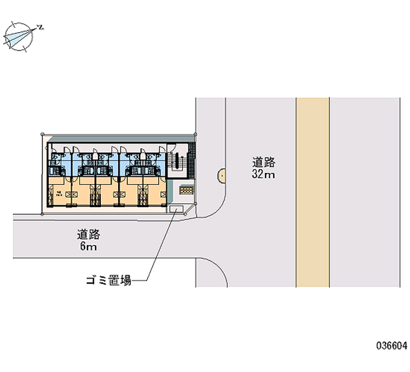 レオパレスコラソンⅠ 区画図