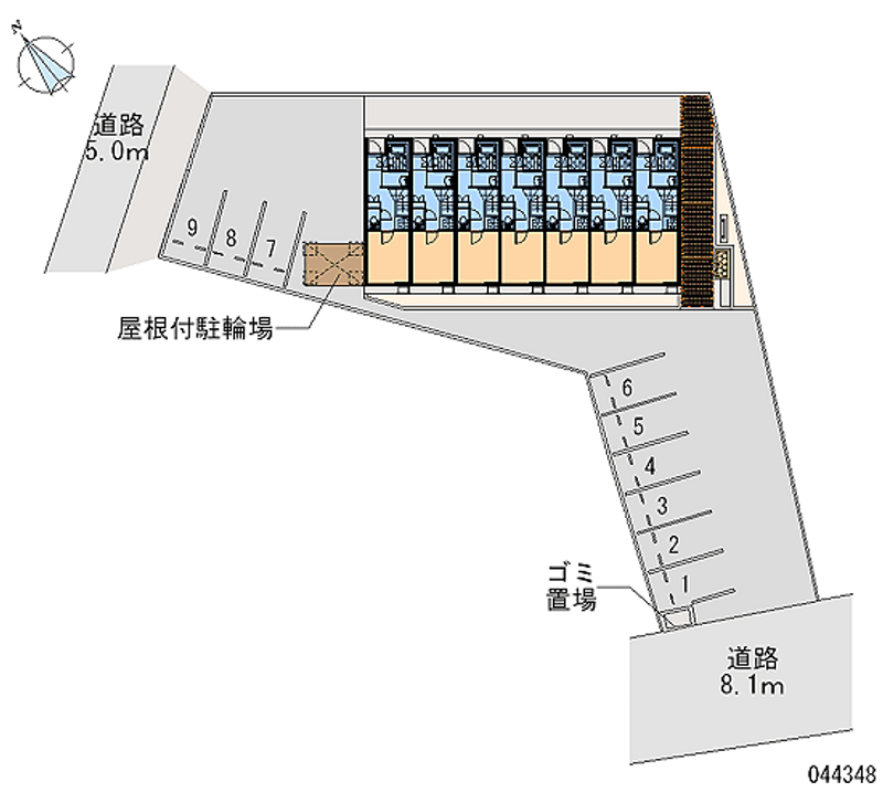 44348 Monthly parking lot