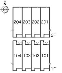 レオネクストハナミズキ津島中 間取配置図