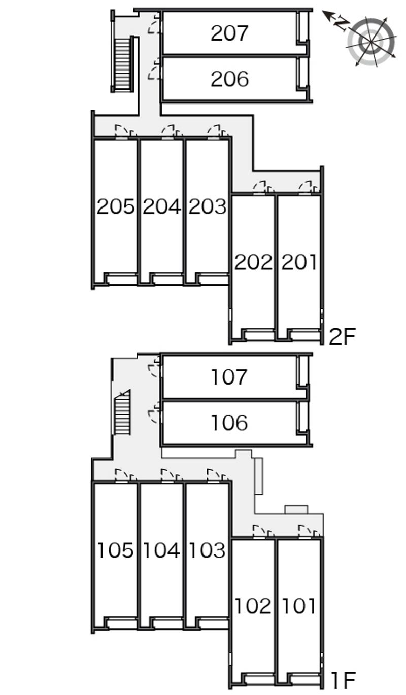 クレイノティアラ 間取り配置図