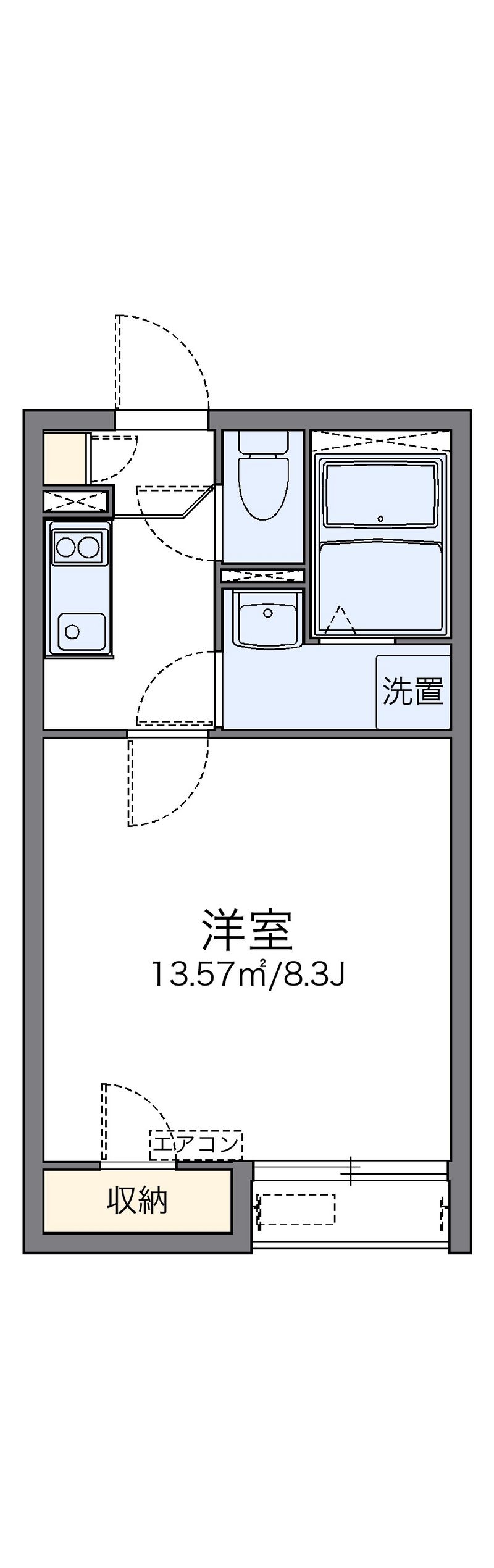 レオネクストライフ上沢 間取図