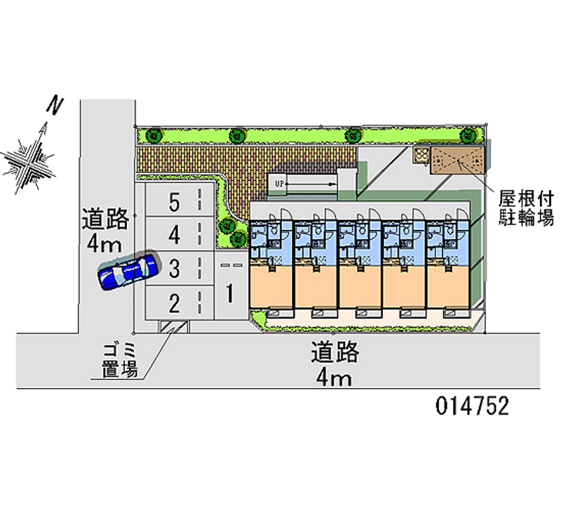 レオパレスウィステリア 月極駐車場