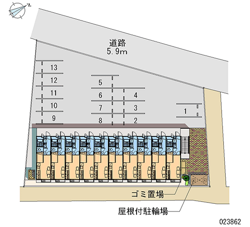 23862 Monthly parking lot