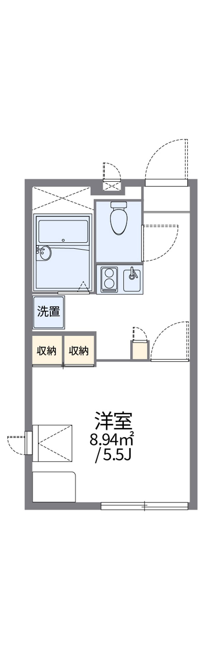 レオパレス友井 間取図