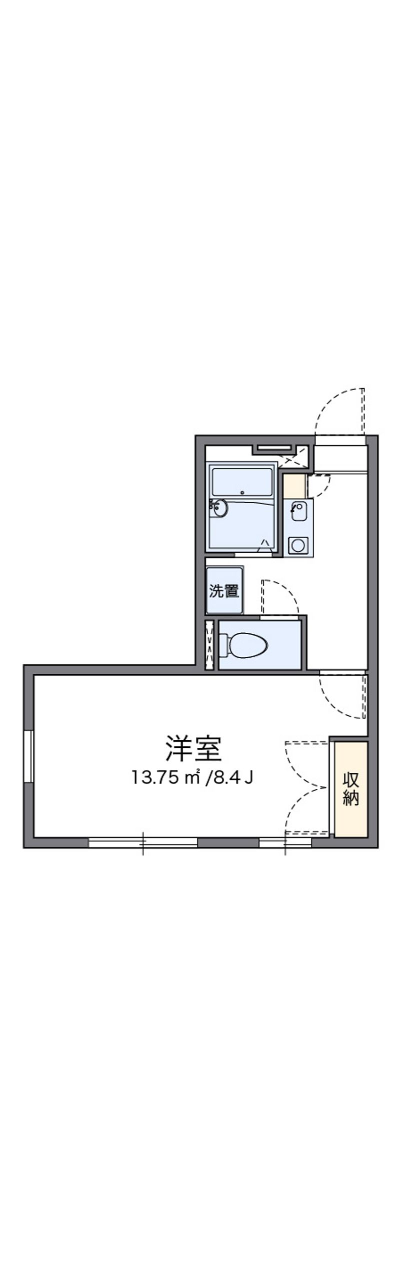 レオパレスきじの里Ａ 間取図