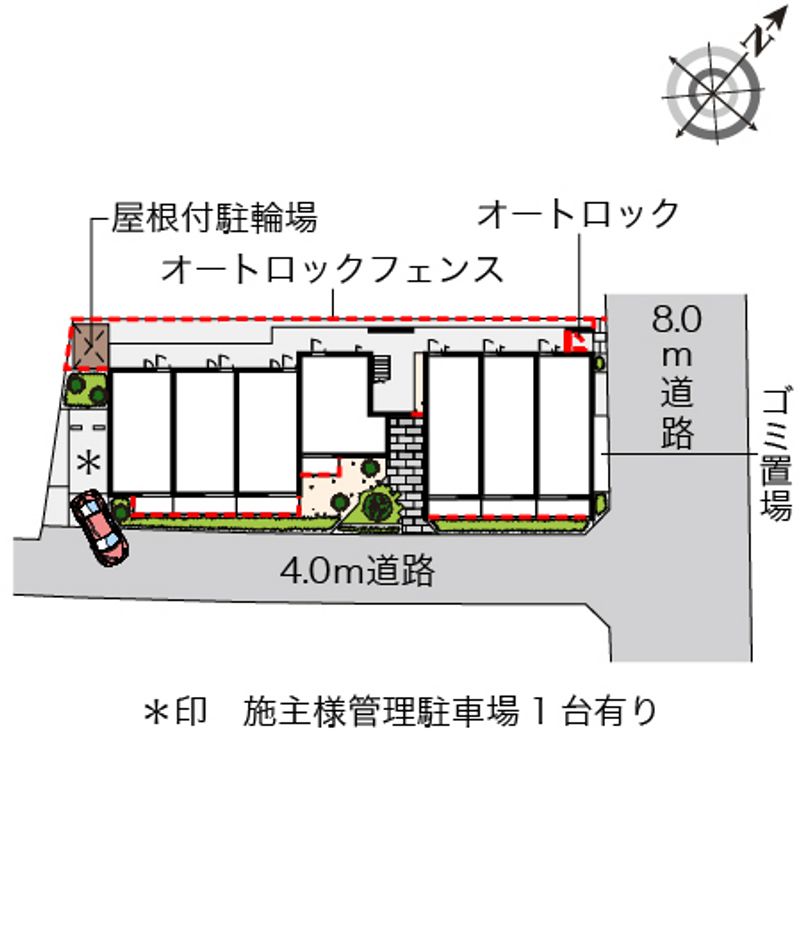 クレイノＴＡＴＥＩＳＨＩ 配置図
