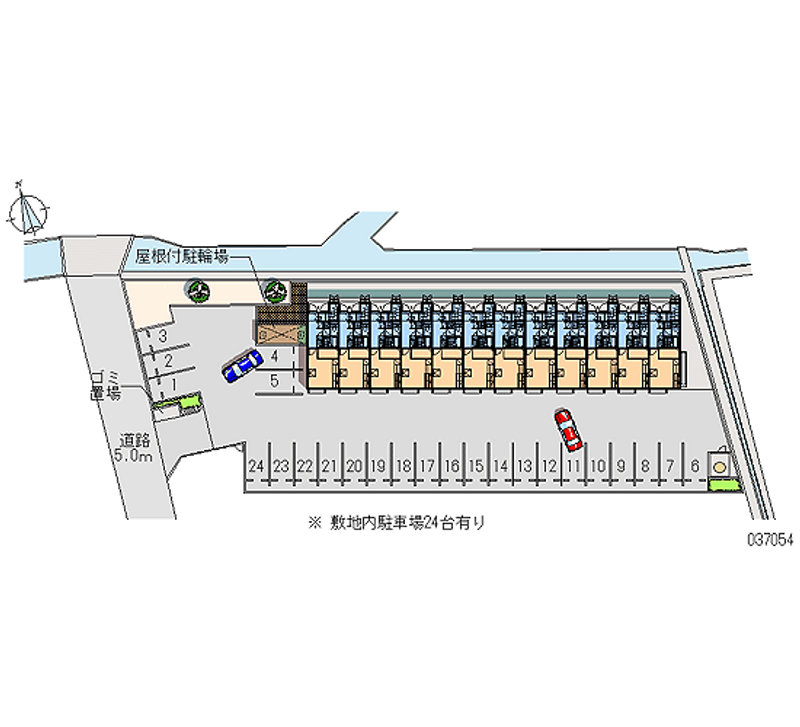 37054 Monthly parking lot