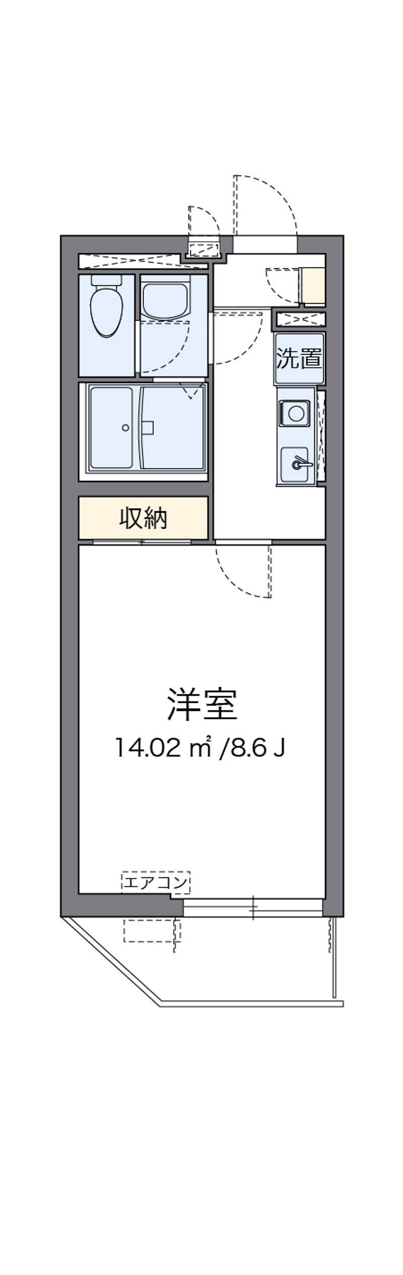 ヴィアロ東伏見レジデンス 間取図