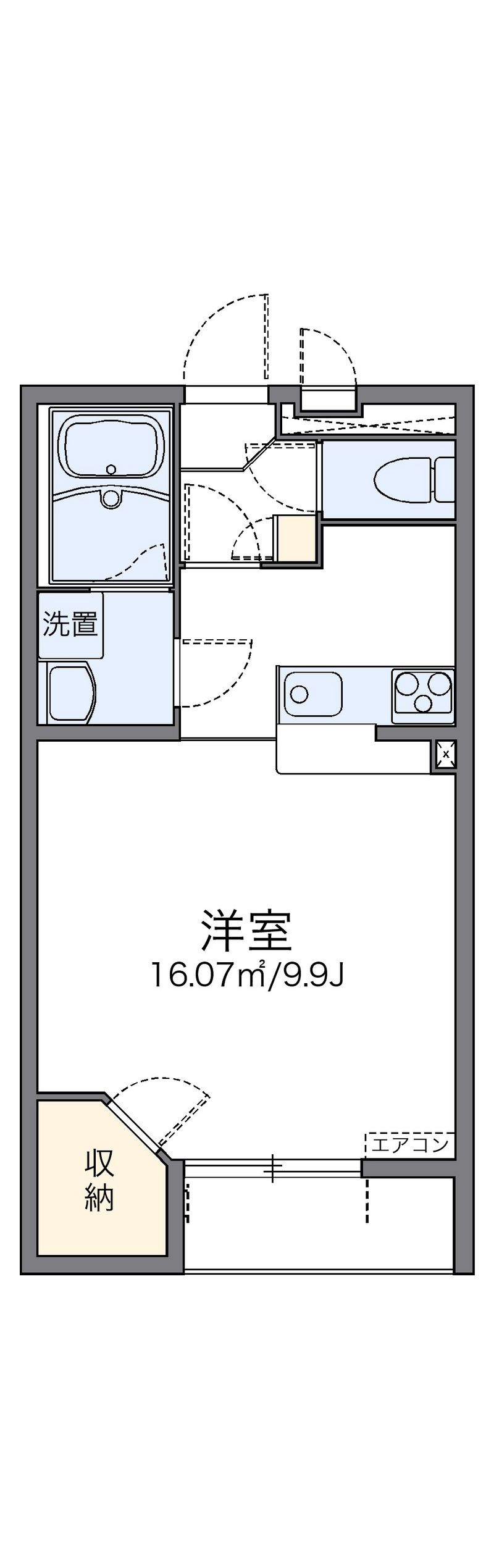 レオネクストＫ３ 間取図