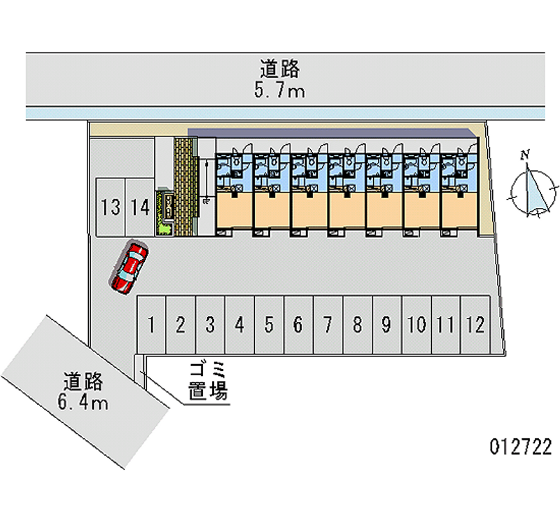 12722月租停车场