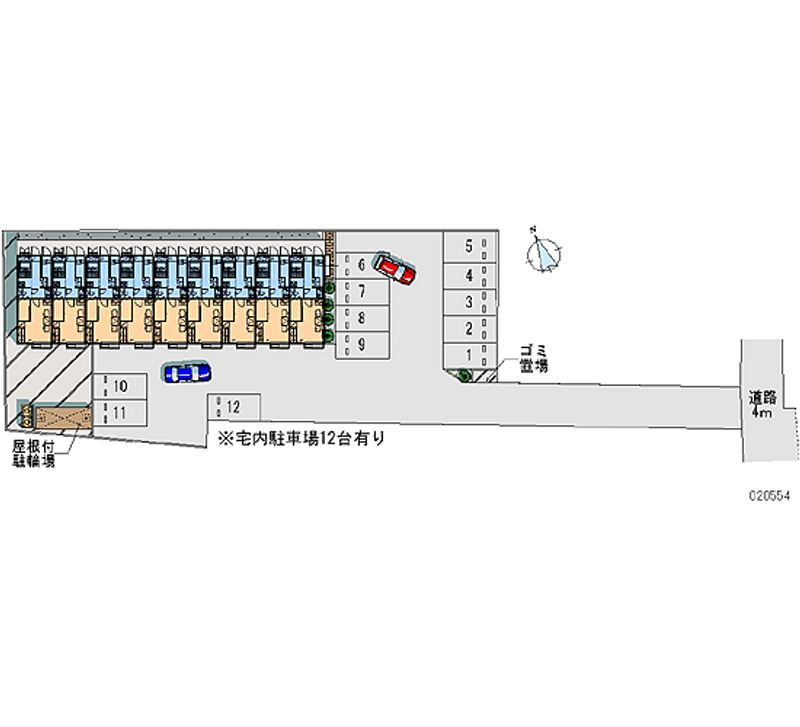 レオパレス鴻巣 月極駐車場