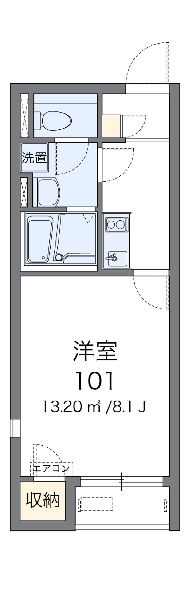 レオネクストラークヒルズ 間取図