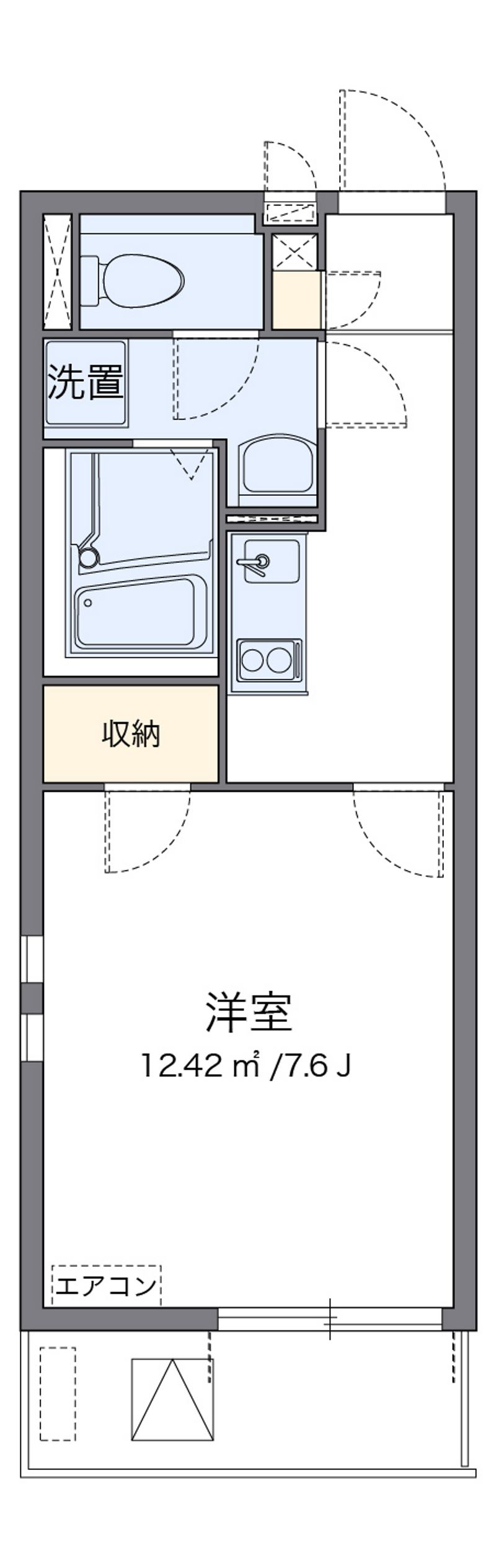 クレイノｍ　ｔａｍａｋｉｃｈｏ 間取図