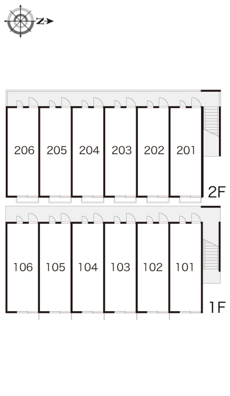 レオパレスグランシャリオ 間取り配置図
