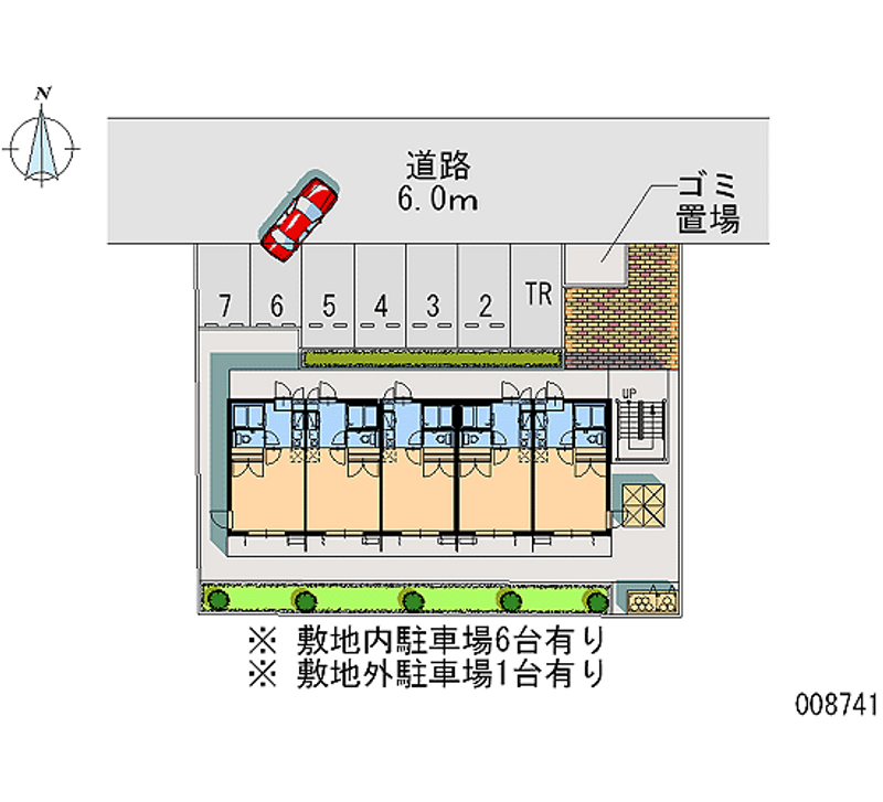 08741 Monthly parking lot