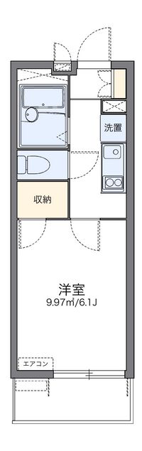 レオパレスカーサ　ドマーニ 間取り図