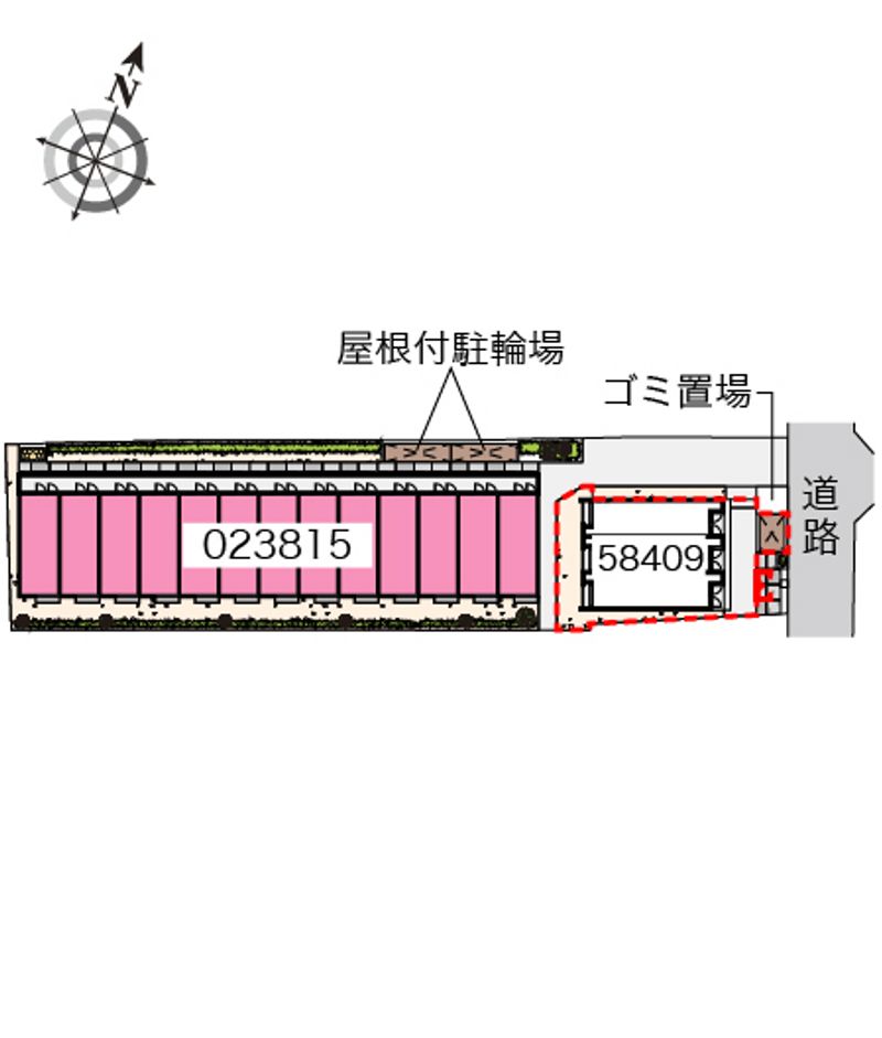 レオパレスアルテイル 配置図