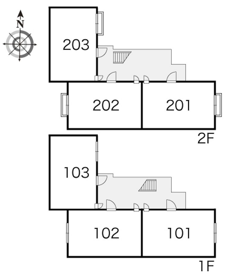 レオパレスドミールブラシェ 間取り配置図