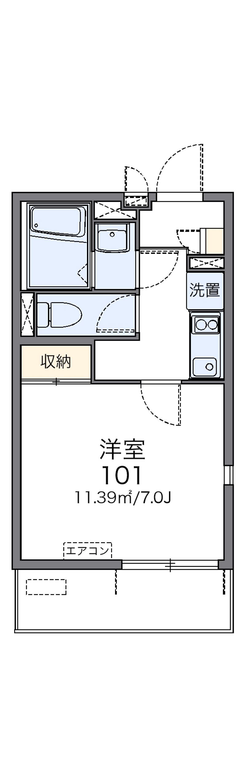 レオネクストアンビシャスＶＩＧ 間取図