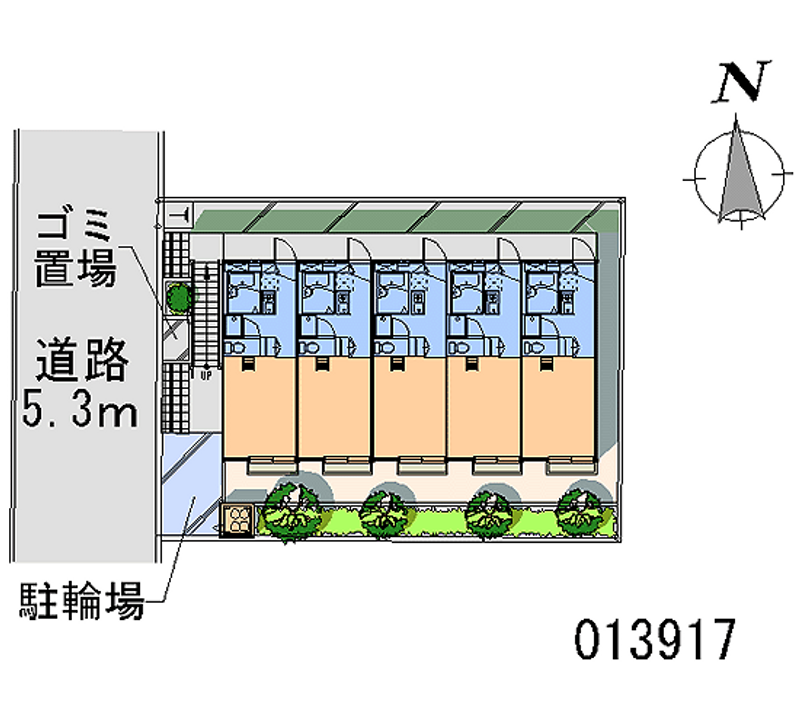レオパレス千石 区画図
