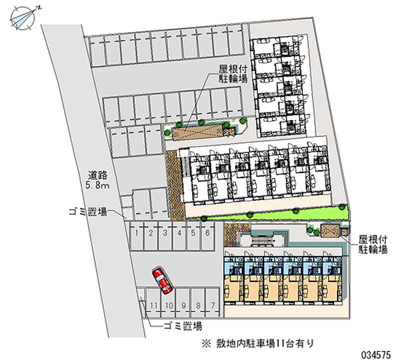 レオパレスＴＭおゆみ野 月極駐車場