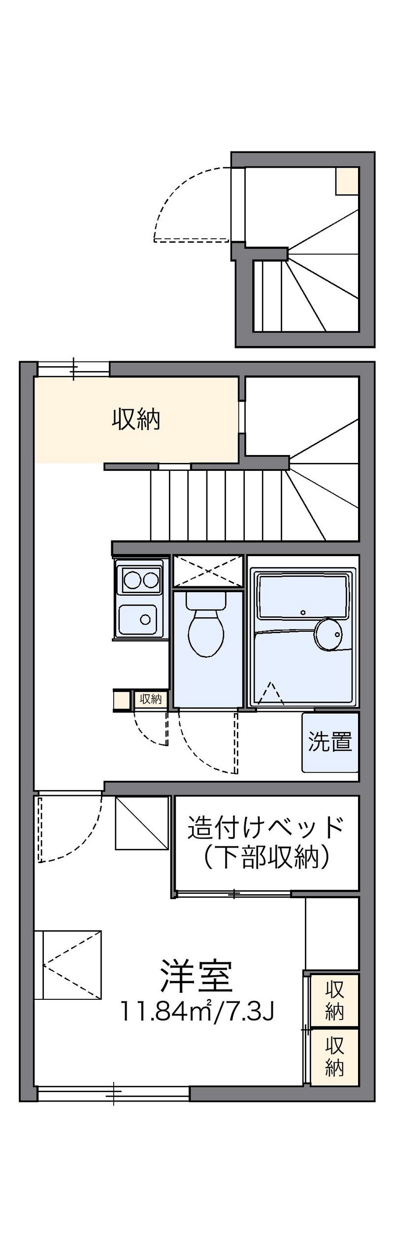 レオパレス郡山並木２ 間取り