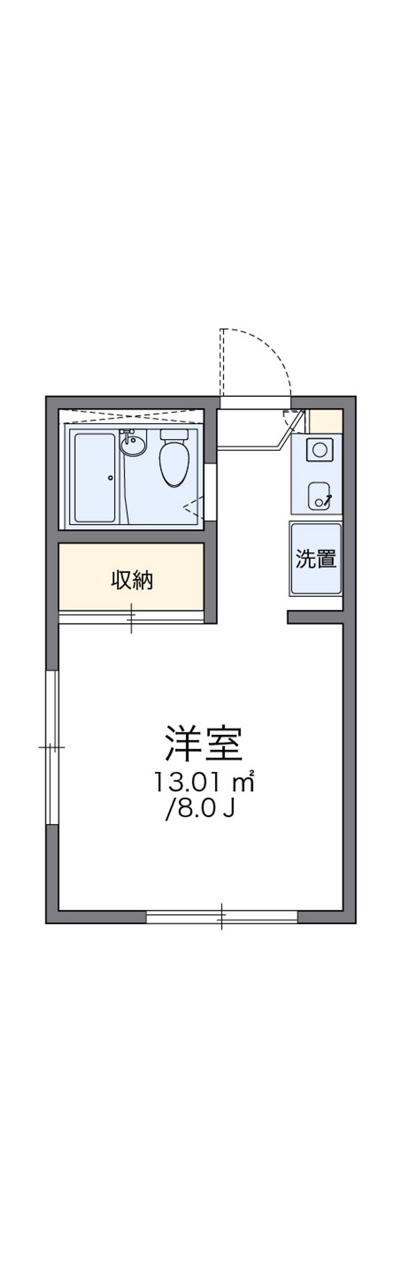 レオパレス中曽根Ⅰ 間取図