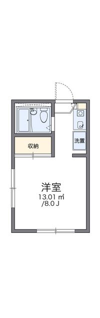 レオパレス中曽根Ⅰ 間取り図