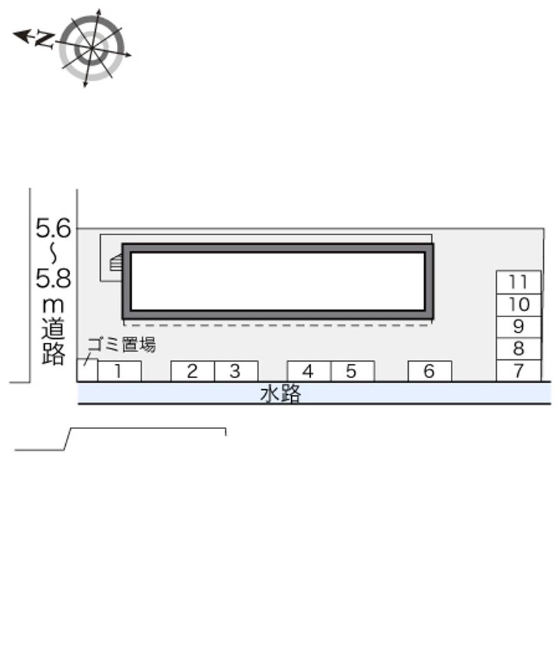 レオパレスサマーランド 配置図