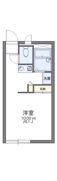 レオパレス２０００ 間取り図